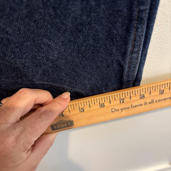 Rustler Jeans Mens 38x29 Blue Denim Relaxed Fit Straight Leg Classic 87619PW - Picture 9 of 13